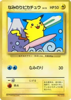 Surfing Pikachu #No. 013 · Pokémon